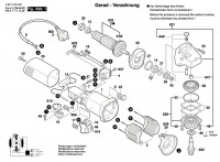 Bosch 0 601 375 0V0 Gws 660 Angle Grinder 230 V / Eu Spare Parts